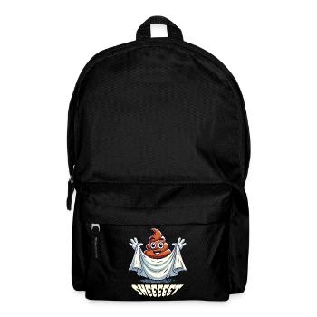 Lustiges Kackhaufen Gespenst Humorvolles Design - Rucksack - Schwarz - Vorne