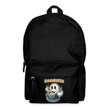 Boorista Café Drôle Disant Halloween - Sac à dos - noir - Devant
