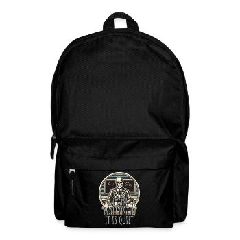 Drôle Enseignant Halloween Sarcasme Dire Design - Sac à dos - noir - Devant