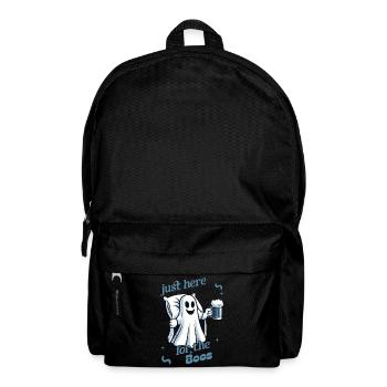 Funny Halloween Alcohol Lover Ghost Party - Backpack - black - Front