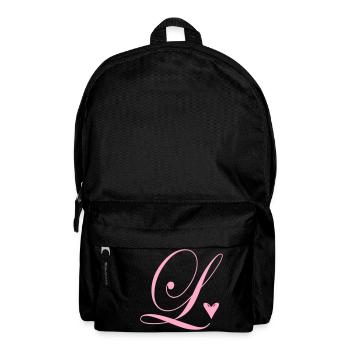 Monogram L Heart Vine - Backpack - black - Front