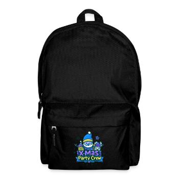 Fête de Noël Crew Dicton de Noël - Sac à dos - noir - Devant