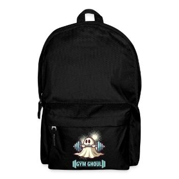 Gym Ghoul Funny Halloween Fitness Motif - Backpack - black - Front