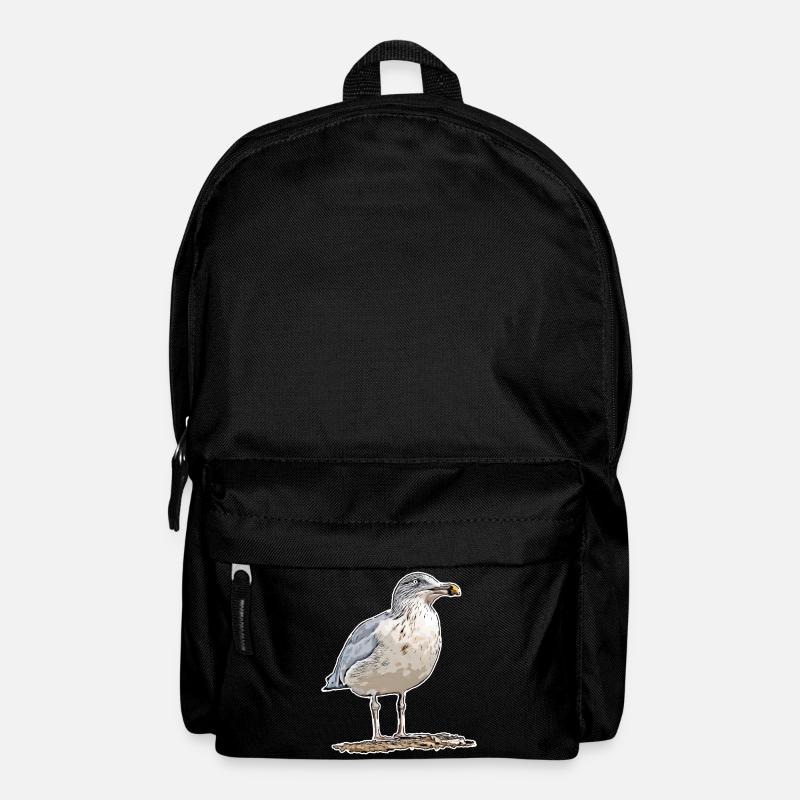 Möwe - Rucksack - Schwarz