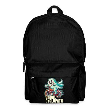 Cycling ghosts for Halloween - Backpack - black - Front