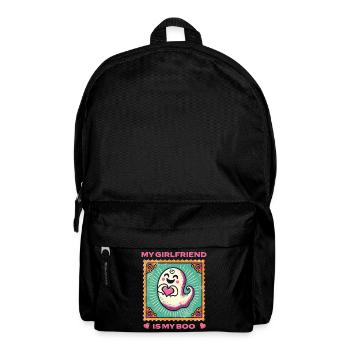 Meine Freundin Ist Mein Boo Geist - Rucksack - Schwarz - Vorne