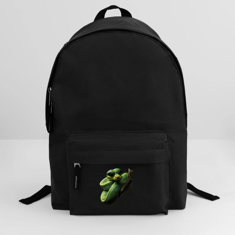 Green Tree Python Snakes Lover Terrarium Backpack
