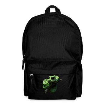 Arbre vert Python Serpents Amoureux Terrarium - Sac à dos - noir - Devant