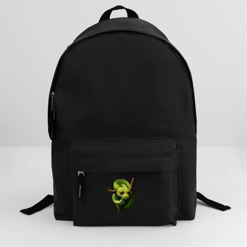 Green Tree Python Snakes Lover Terrarium Backpack