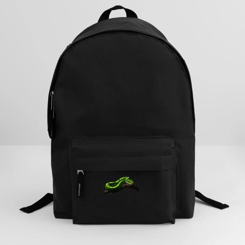 Green Tree Python Snakes Lover Terrarium Backpack