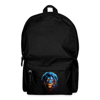 Lion Lover Wildlife Safari Art Lion Colorful - Backpack - black - Front