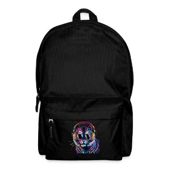 Funny Tiger Art Animal Nature Wildlife Animals Zoo - Backpack - black - Front