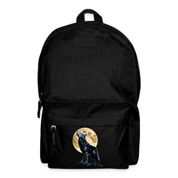 Wolf Lover Wild Animal Art Wolf Colorful Animal - Backpack - black - Front