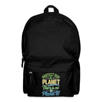 Tag der Erde - Es gibt keinen Planeten B! - Rucksack - Schwarz - Vorne