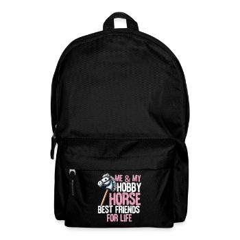 Hobby Horsing Hobby Horse Horse Horse Riding - Backpack - black - Front