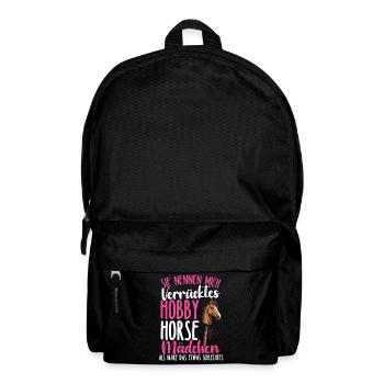 Hobby Horsing Hobby Horse Horse Horse Riding - Backpack - black - Front