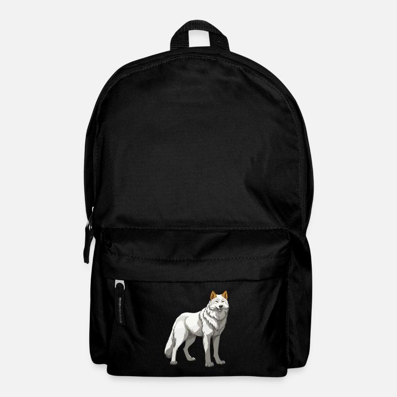 Wolf Tier - Rucksack - Schwarz