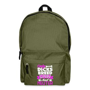 Rescue Dog - Backpack - olive green - Front