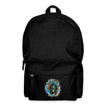 Indian Chief Skull - Backpack - black - Front