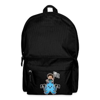 Bretagne Breizh – Breton Child Octopus Gwenn ha Du - Backpack - black - Front