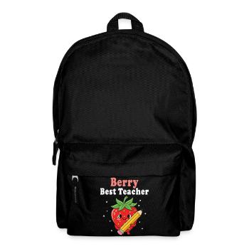 Berry Bester Lehrer Grundschullehrer - Rucksack - Schwarz - Vorne