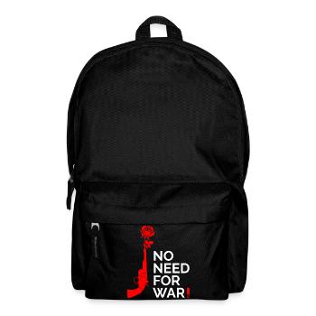 Pas de guerre - Sac à dos - noir - Devant