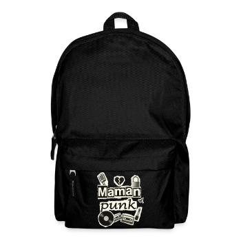 Mère Rockeuse Rock Humour Maman Punk - Sac à dos - noir - Devant