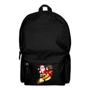Bonne année Réveillon du Nouvel An Feux d’artifice Rocket - Sac à dos - noir - Devant