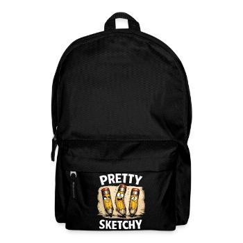 Ziemlich Skizzenhaft Pretty Sketchy Bleistifte - Rucksack - Schwarz - Vorne