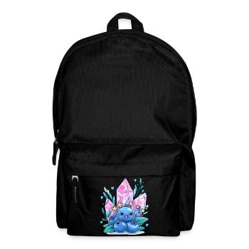 Kawaii Crystal Berry with Gemstone Flowers - Backpack - black - Front