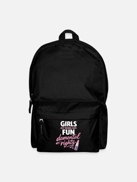 Girls Just Wanna Have Fun-damental Rights - Rucksack - Schwarz