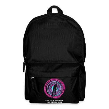 Reite deine eigene Rasse Spiral-Kunst - Rucksack - Schwarz - Vorne