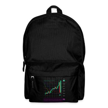 Échange d’actions crypto - Sac à dos - noir - Devant