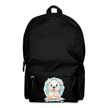 Polarbärchen im Winterzauber - Rucksack - Schwarz - Vorne