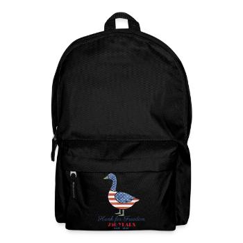 USA 250-jähriges Jubiläum Floral Patriotic - Rucksack - Schwarz - Vorne