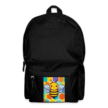 abeille - Sac à dos - noir - Devant