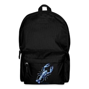 Summer Breeze Watercolor Lobster - Backpack - black - Front
