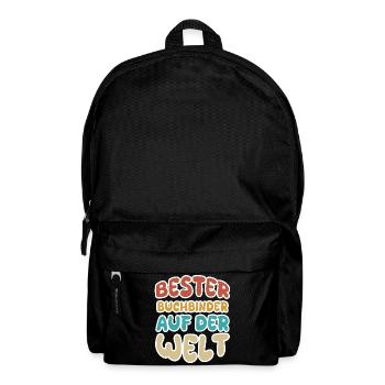 Buchbinder als Beruf - Rucksack - Schwarz - Vorne