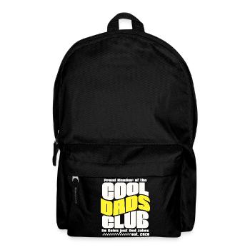 Fête des pères cadeau 2026 - Club des papas cool - Sac à dos - noir - Devant