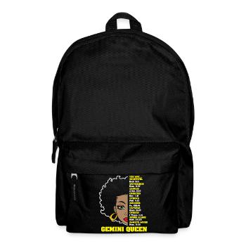 Signe du zodiaque Gémeaux - Sac à dos - noir - Devant