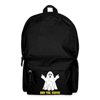 Lustig, buh! Halloween-Geist - Rucksack - Schwarz - Vorne