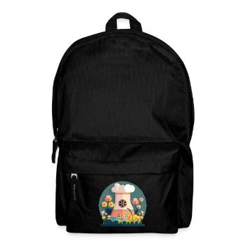 Flower Power Green Energy 2 - Backpack - black - Front