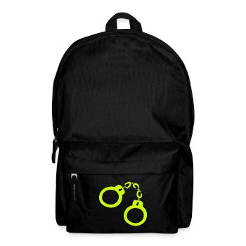 Handschellen Gelb - Rucksack - Schwarz - Vorne