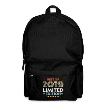 Retro 2019 Vintage Cadeau 5e Anniversaire 5 Ans - Sac à dos - noir - Devant