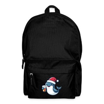 Wal Weihnachten Bier Lustig - Rucksack - Schwarz - Vorne