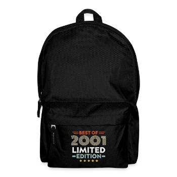 Retro 2001 Vintage Gift 23rd Birthday 23 Years - Backpack - black - Front
