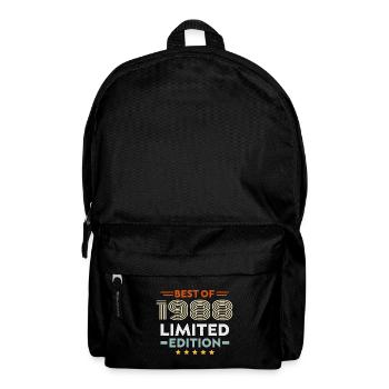 Retro 1988 Vintage Gift 36th Birthday 36 Years - Backpack - black - Front