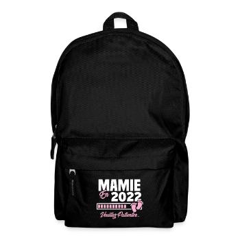 Mamie en 2022 / Cadeau future mamie 2022 - Sac à dos - noir - Devant