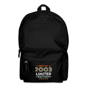 Retro 2003 Vintage Gift 21st Birthday 21 Years - Backpack - black - Front
