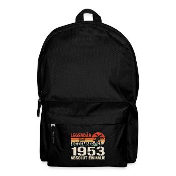 Legendär Seit Dezember 1953 Absolut Einmalig 1953 - Rucksack - Schwarz - Vorne
